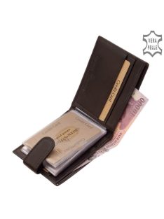  Green Deed SGV30809/T barna bőr férfi kártyatartó és pénztárca