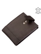 Green Deed SGV30809/T barna bőr férfi kártyatartó és pénztárca