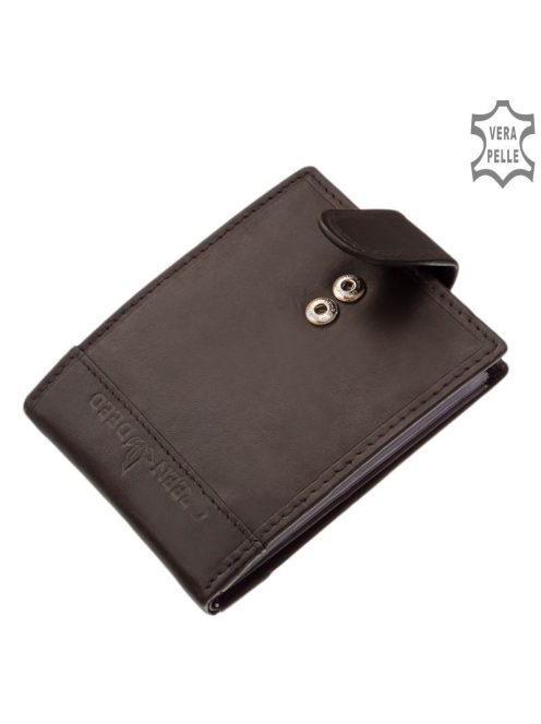 Green Deed SGV30809/T barna bőr férfi kártyatartó és pénztárca