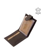 Green Deed SGV30809/T barna bőr férfi kártyatartó és pénztárca