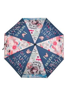 Anekke Fun & Music kék mintás női esernyő
