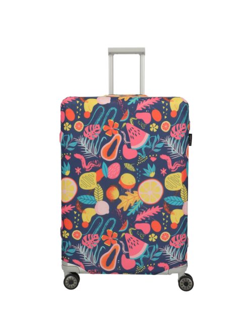 Travelite bőrönd huzat L nagy méretű bőröndre multicolor gyümölcsös