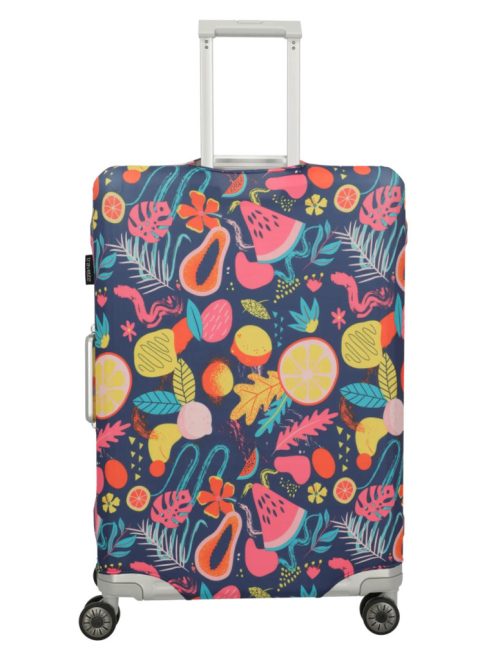 Travelite bőrönd huzat L nagy méretű bőröndre multicolor gyümölcsös