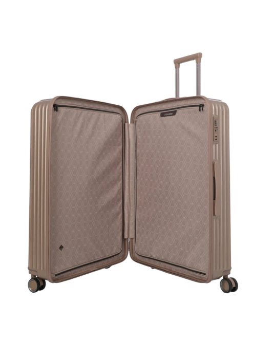 Travelite Paros L  Cappuccino nagy méretű prémium bőrönd