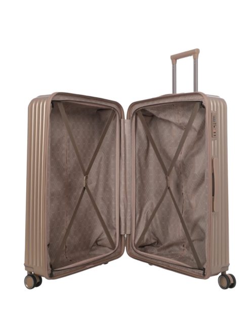 Travelite Paros L  Cappuccino nagy méretű prémium bőrönd