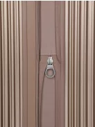 Travelite Paros M Capuccino bővíthető közepes méretű prémium bőrönd 