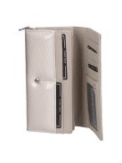 Gregorio CB-106 bézs bőr női pénztárca