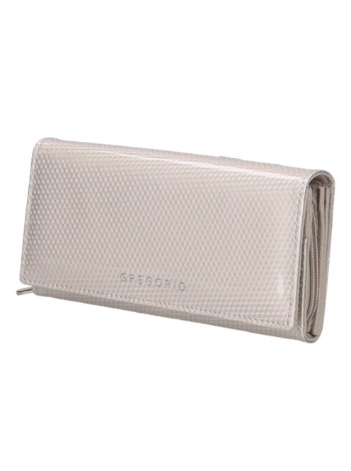 Gregorio CB-106 bézs bőr női pénztárca