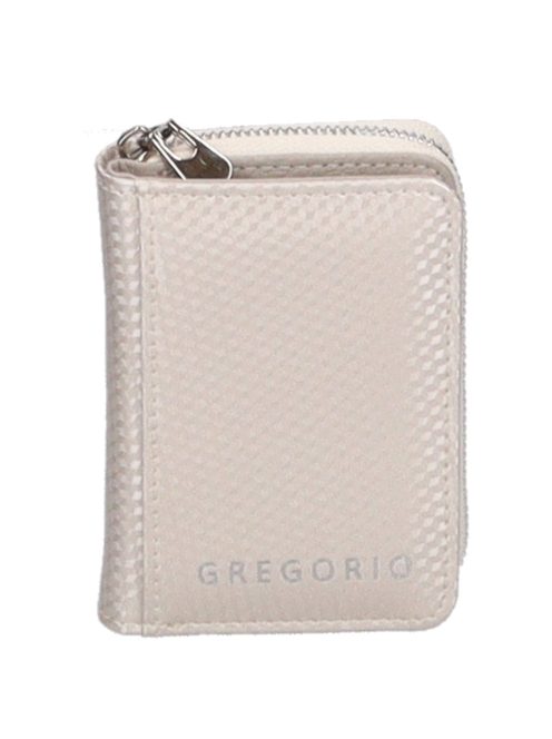 Gregorio CB-125 bézs bőr női pénztárca