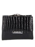 Jennifer Jones 5287-2 fekete bőr női pénztárca