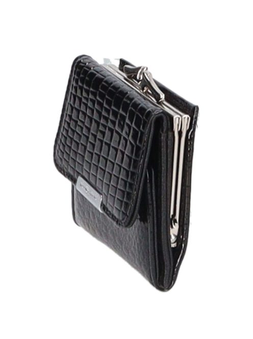 Jennifer Jones 5287-2 fekete bőr női pénztárca