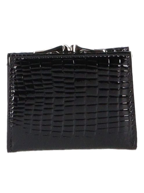 Jennifer Jones 5287-2 fekete bőr női pénztárca