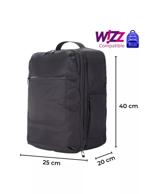 Benzi Wizzair 5815 fekete fedélzeti hátizsák