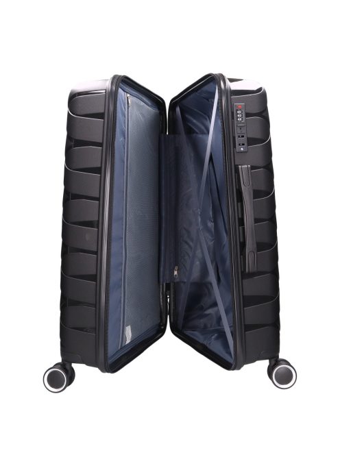 Benzi 5806 L fekete nagy méretű bőrönd