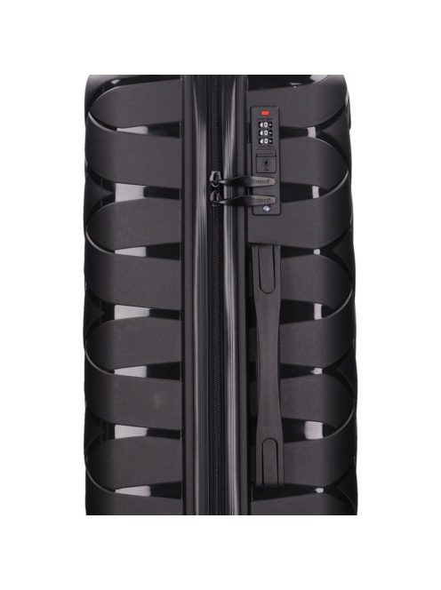 Benzi 5806 L fekete nagy méretű bőrönd