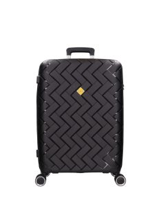 Benzi 5806 M fekete közepes méretű bőrönd