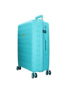 Benzi  5806 L türkiz nagy méretű bőrönd