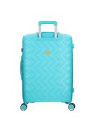 Benzi  5806 L türkiz nagy méretű bőrönd