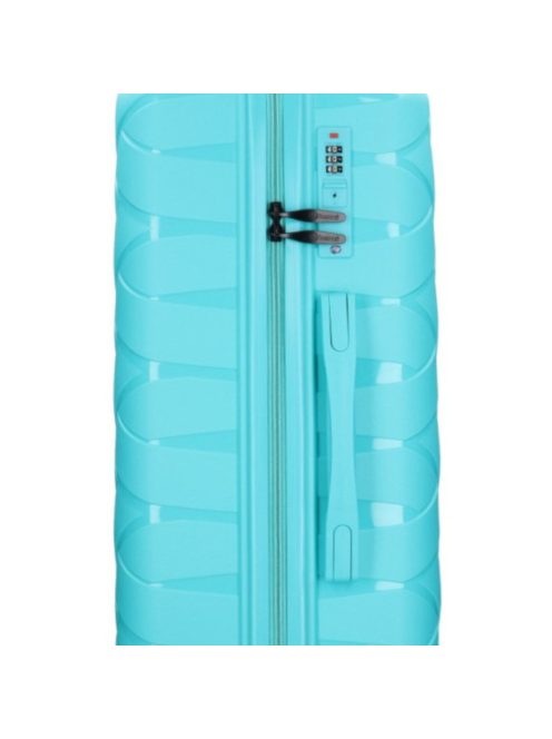 Benzi  5806 L türkiz nagy méretű bőrönd