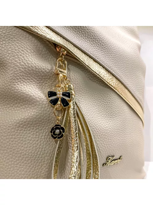 Zsákbamacska - Csajos kicsi táskadísz és kulcstartó