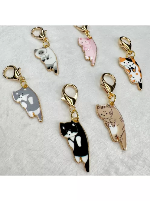 Zsákbamacska - Cicás kicsi táskadísz és kulcstartó