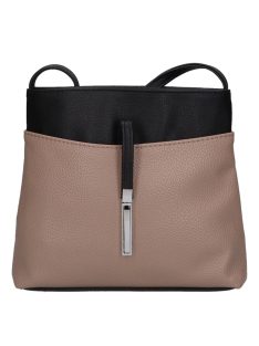 Karen D 099 fekete drapp rostbőr női táska