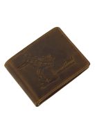 GreenDeed pénztárca focis mintával FOCI9641 barna