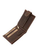 GreenDeed valódi bőr férfi pénztárca tűzoltó autó mintával TUZO1021/T barna