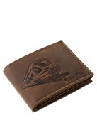 GreenDeed valódi bőr férfi pénztárca modern vonat mintával UJVO1021