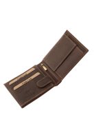 GreenDeed valódi bőr férfi pénztárca modern vonat mintával UJVO1021