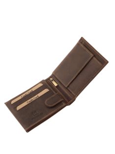   GreenDeed valódi bőr férfi pénztárca modern vonat mintával UJVO1021