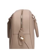 David Jones CM7299 drapp női kézitáska lakattal