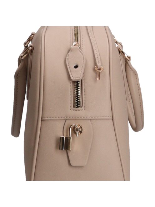 David Jones CM7299 drapp női kézitáska lakattal