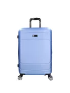 Benzi 5784 M kék közepes méretű bőrönd