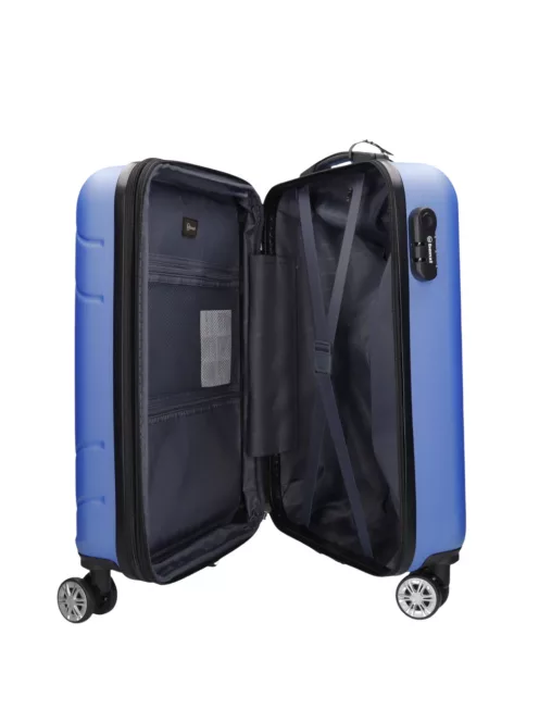 Benzi 5784 M kék közepes méretű bőrönd