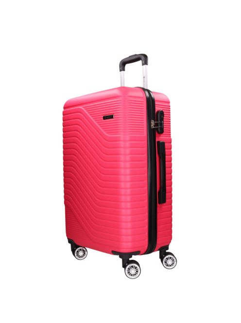 Benzi 5747 L pink nagy méretű bőrönd