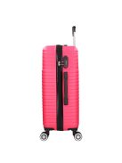 Benzi 5747 L pink nagy méretű bőrönd