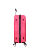 Benzi 5747 L pink nagy méretű bőrönd