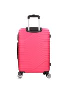 Benzi 5747 L pink nagy méretű bőrönd