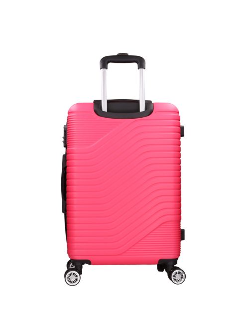 Benzi 5747 L pink nagy méretű bőrönd