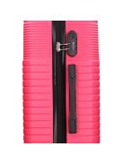 Benzi 5747 L pink nagy méretű bőrönd