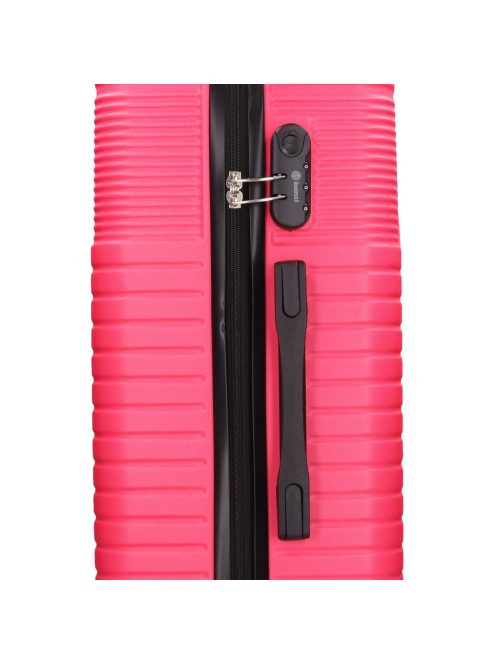 Benzi 5747 L pink nagy méretű bőrönd
