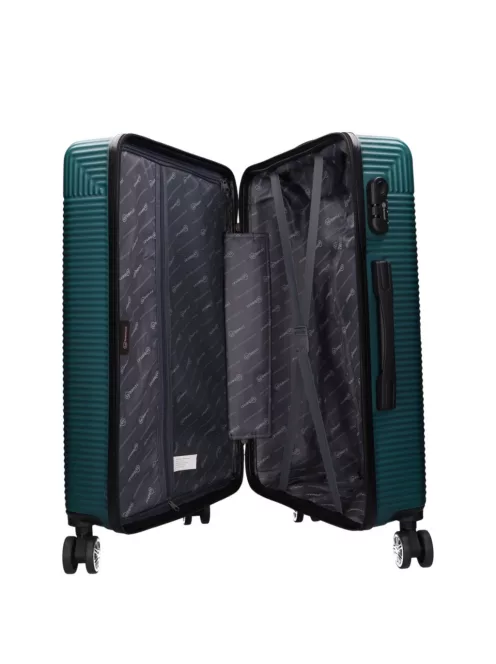 Benzi 5746 M zöld közepes bőrönd