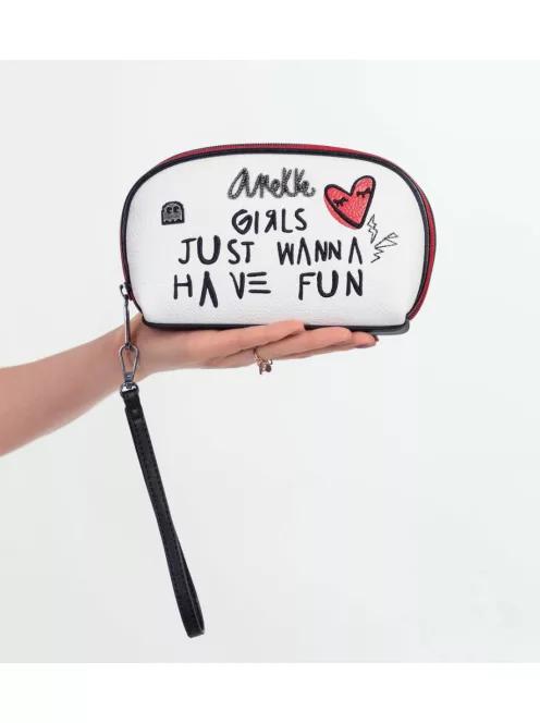 Anekke Fun & Music fehér pénztárca 34829-709