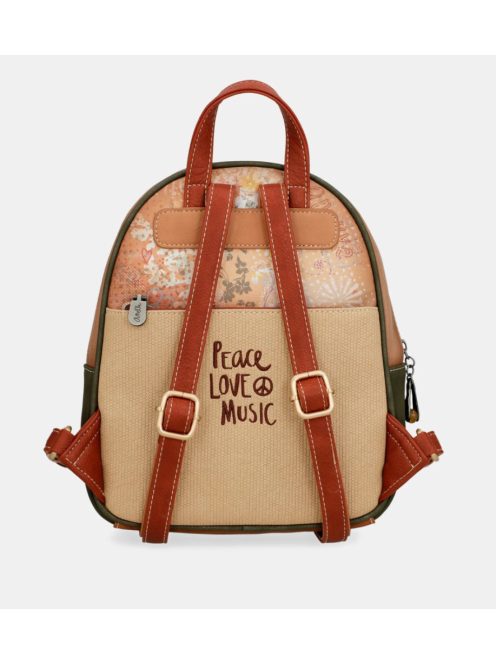 Anekke Peace & Love bézs hátizsák 38835-071