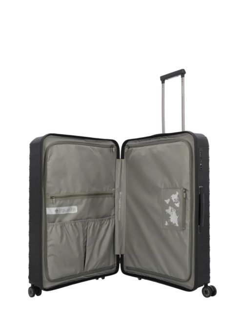 Travelite MOOBY L fekete nagy méretű bőrönd