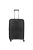 Travelite MOOBY M fekete bővíthető közepes méretű bőrönd