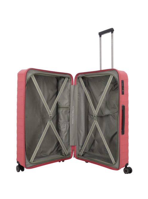 Travelite MOOBY L piros nagy méretű bőrönd