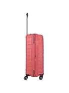 Travelite MOOBY M piros bővíthető közepes méretű bőrönd