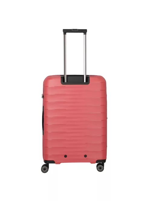 Travelite MOOBY M piros bővíthető közepes méretű bőrönd